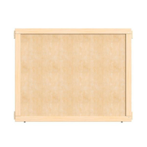 Jonti-Craft KYDZ Suite E-height Plywood Panel 36" Wide, natural plywood panel with wooden frame for preschool or educational furniture.