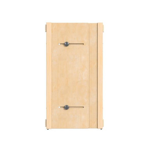 Jonti-Craft Accordion Classroom Divider Panel - KYDZ Suite® A-height - 16-24" Wide, natural wood finish, collapsible classroom divider with adjustable sliders