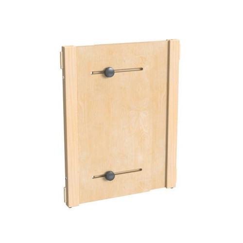 Jonti-Craft Accordion Classroom Divider Panel - KYDZ Suite® T-height - 16-24" Wide, wooden accordion panel with adjustable height mechanism and safety locks.