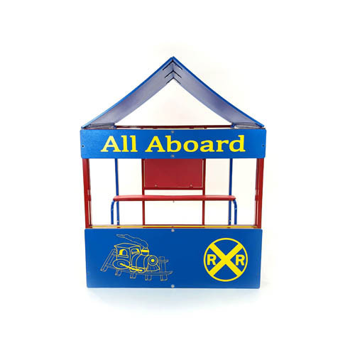 Outdoor Train Playhouse