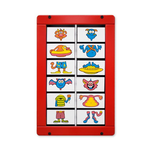Playscapes Beastie Blocks Activity Wall Panel, colorful monster-themed educational toy for children