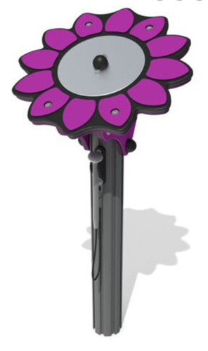 Playground Prodigy Genius Maker Outdoor Musical Cymbal Flower Instrument - FAFLWR-CYM