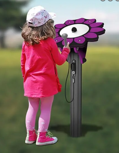 Outdoor Musical Flower Tongue Drum Cymbal