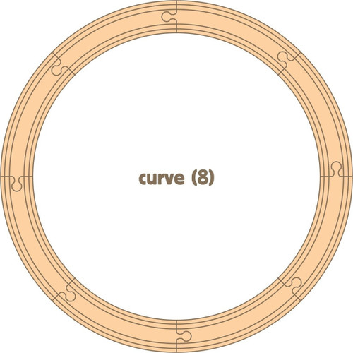 Wooden Train Track Circle Set 1
