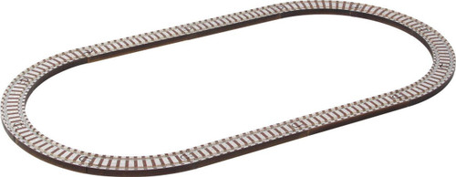Maple Landmark Oval Wooden Train Track Set, image of an oval-shaped wooden train track set for children's toy trains.