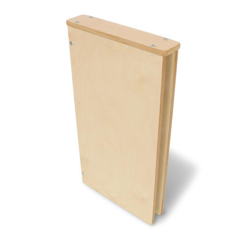 Whitney Brothers Nature View Room Divider Panel, Adjustable Extension, wooden room divider panel with a natural finish and adjustable extension feature.