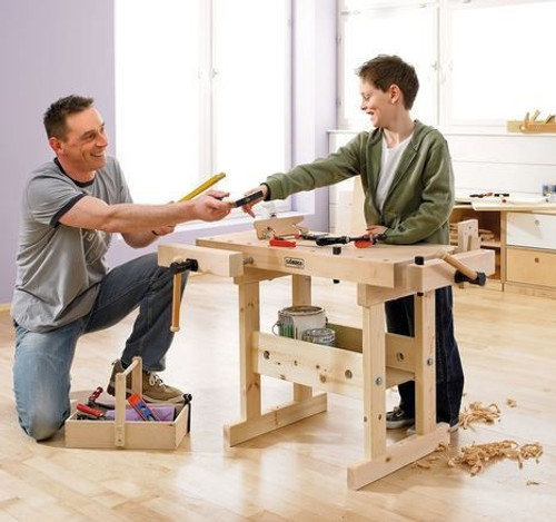 Workbench with Two Work Heights 1