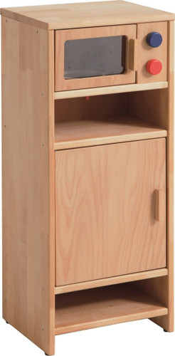 Children's Apartment High Cabinet with Microwave