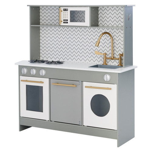Little Chef Berlin Gray Play Kitchen - TD-12681A