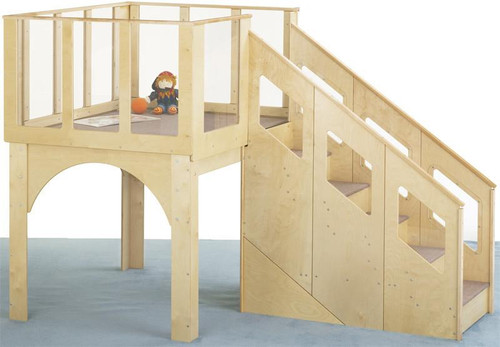 Jonti-Craft Toddler Play Loft - 24-36 Months 