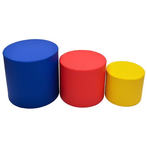 Soft Ottoman Trio - Rainbow - CF805-337