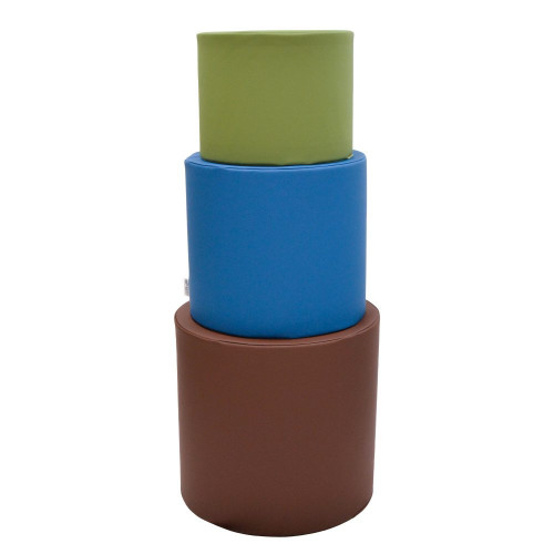 Soft Ottoman Trio - Woodland - CF805-338