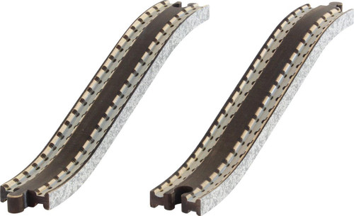 Maple Landmark Wooden Train Bridge Track Pair, wooden train bridge tracks for kids' toy train set, durable and easy to connect