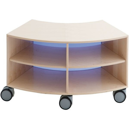 Move Upp Low Curved Cabinet - Acrylic Inside Radius