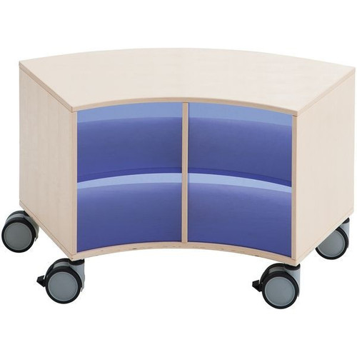 Move Upp Low Curved Cabinet - Acrylic Inside Radius 1
