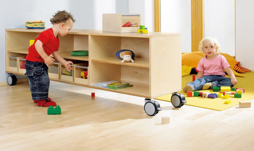 Move Upp Long Classroom Shelf Cabinet