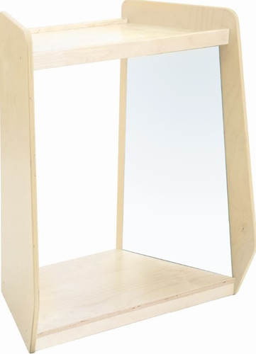 Grow.upp High Trapezoid Cabinet with 2 Mirrors Natural