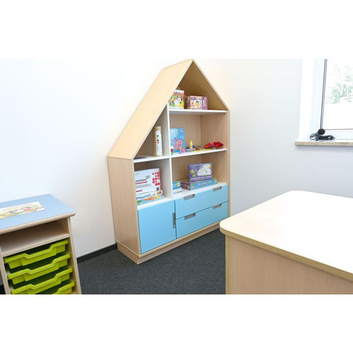 Quadro House Cabinet with 3 Shelves 2