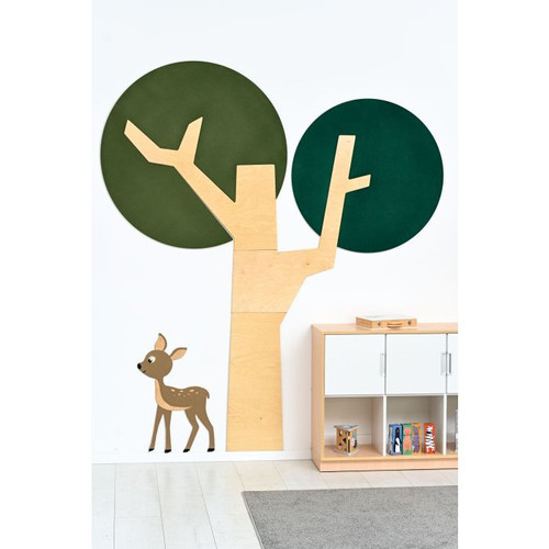 Tree with Rounded Crown Kid's Wall Decor 1