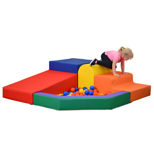 Mikayla’s Mini Mountain Rainbow Soft Play Ball Pit 3