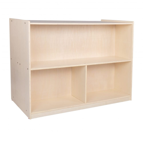 Mobile Double-Sided Storage 30"H – Assembled without wheels