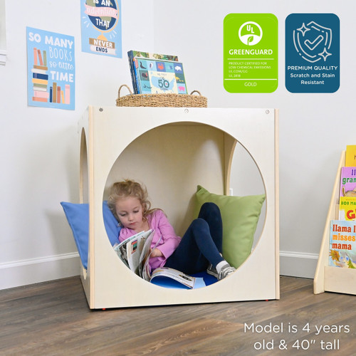 Birch Reading Cube - Ready to Assemble 1