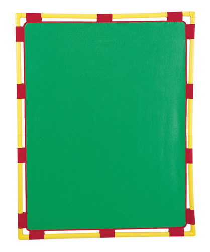 Children's Factory Big Screen Play Panel - Blue, Red, Green, Yellow, colorful interlocking play panel for children's indoor and outdoor play areas.