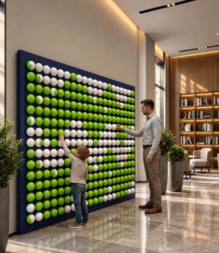 Spinfinity Large Ball STEM Wall Activity