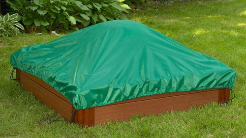Composite Square Sandbox with Tarp Cover