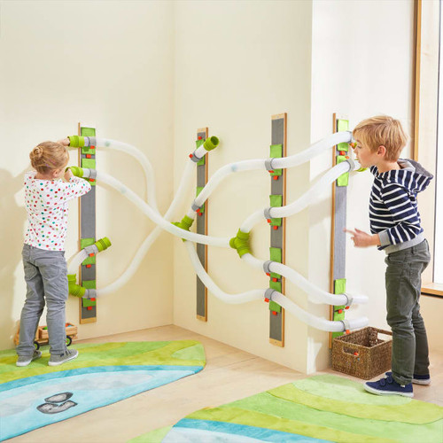 Wall Marble Run Set - Velcro Ball Track