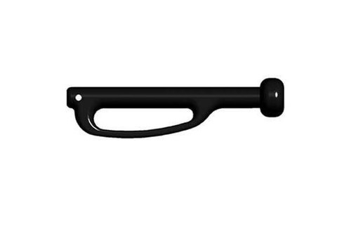 Freenotes Standard/Inclusive Mallet, Black 80A with 33-inch Cable, musical percussion mallet with a black handle and a spherical head for versatile sound production.