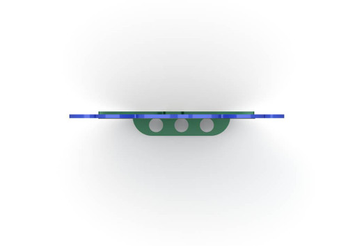 World Klass Play Fiona The Blue Flower Chalkboard, a children's product featuring a blue and green flower-themed chalkboard with a playful design.