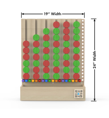 KidWorx™ 4 in a Row Activity Wall Game