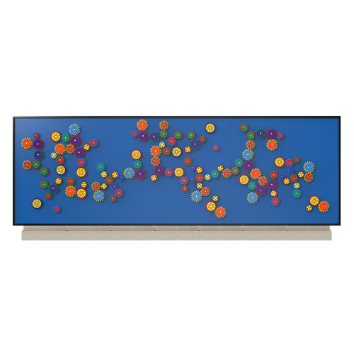 MagWiz Magnetic Sensory Gears STEM Wall Activity - 15x5