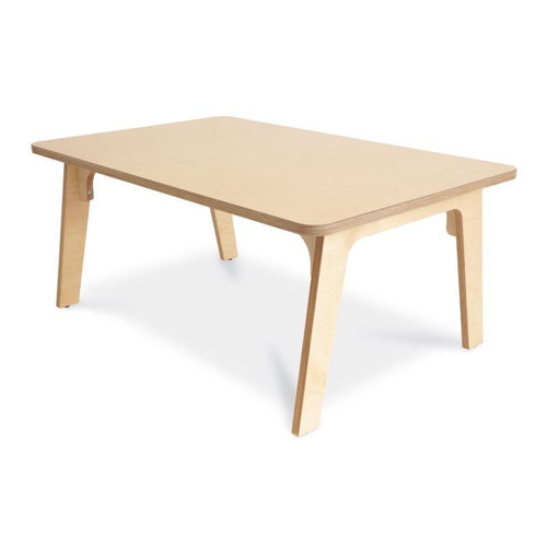 Whitney Brothers Whitney Plus Rectangle Classroom Table - 20H, light wood finish educational furniture.