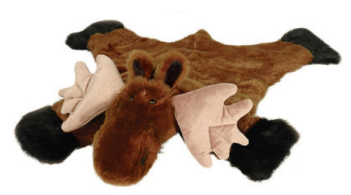 Moose Rug, plush animal-themed rug featuring a moose with soft fur and detailed antlers for room decor.