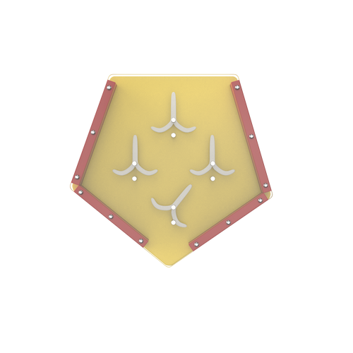 MagWiz Kinetics Magnetic Wall Plinko Path