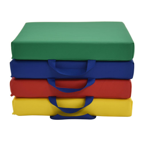 Rainbow Square Floor Cushions