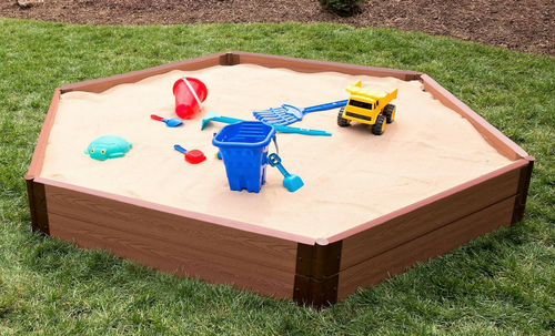 Hexagon Wooden Sandbox Kit 1