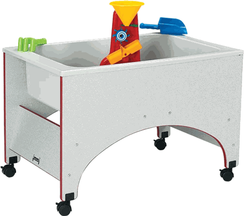 Jonti-Craft Rainbow Accents Space Saver Sensory Table - 2857JC