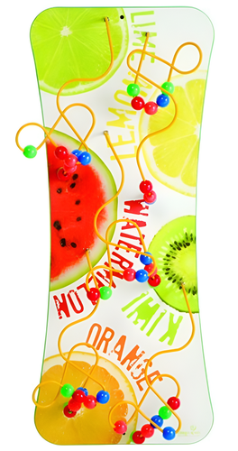 Fruit Flip Bead Maze Wall Toy