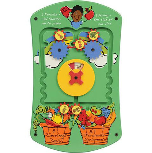 Playscapes Fruits and Veggies Wall Activity Panel - AMH-GB31