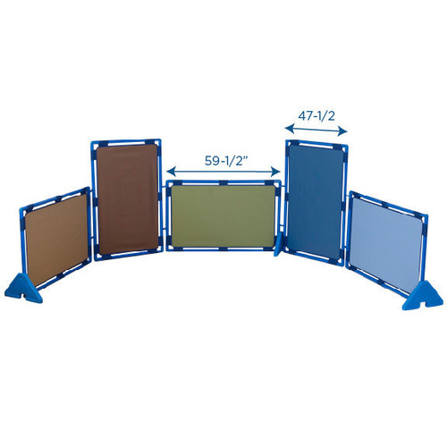 Rectangular Woodland PlayPanels® Set of 5,
