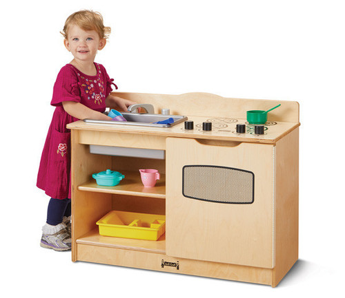 Jonti-Craft Toddler Wooden Play Kitchen Cafe - 2424JC
