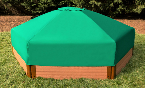 Hexagon Sandbox Collapsible Cover