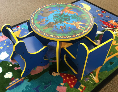 Playscapes Animal Families Children's Play Table - 25-TBR-015
