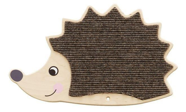 HABA Pro Hedgehog Interactive Wall Decor, wooden hedgehog wall art with textured back, playful children's room decor
