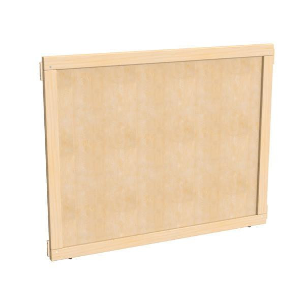 Jonti-Craft Plywood Classroom Divider Panel - KYDZ Suite® E-height - 36" Wide, light wood-colored classroom partition panel with sturdy wooden frame and smooth surface.