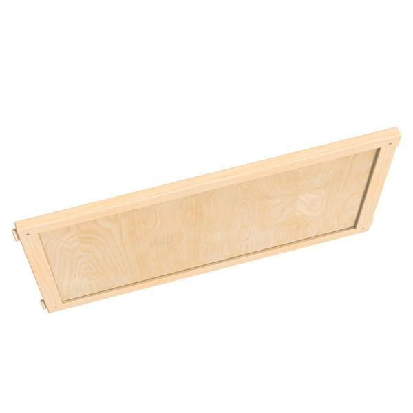 Jonti-Craft Plywood Classroom Divider Panel - KYDZ Suite® T-height - 36" Wide, wooden classroom divider panel with a natural finish, designed for educational environments for flexible space separation.