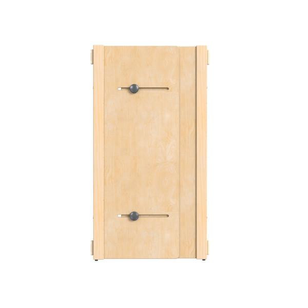Jonti-Craft Accordion Classroom Divider Panel - KYDZ Suite® A-height - 16-24" Wide, natural wood finish, collapsible classroom divider with adjustable sliders
